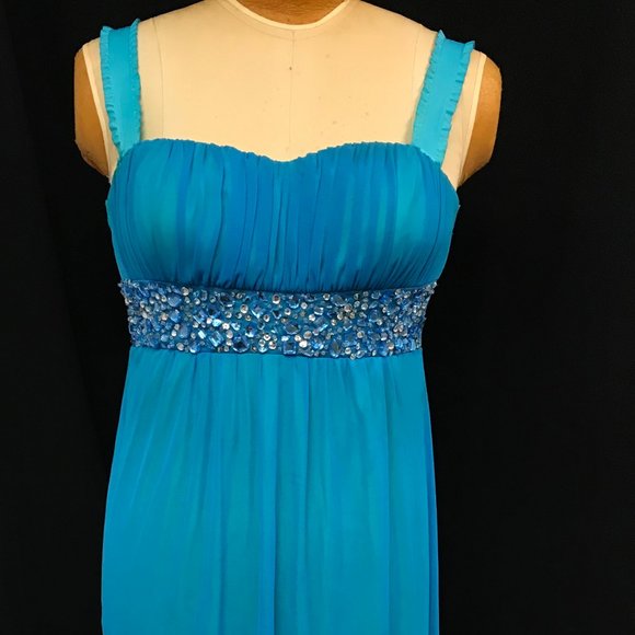 Mermaid Inspired Prom Dress with Sequin Details READ DETAILS - Picture 1 of 4